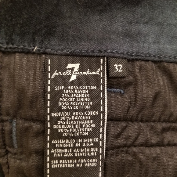 7 For All Mankind Velvet Button Front Mini Skirt - Picture 7 of 10